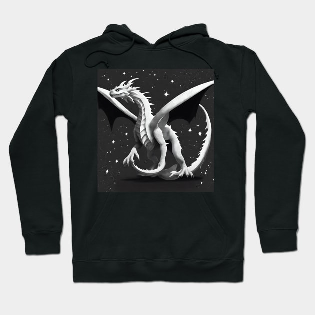 Starry Night Dragon Hoodie by Alihassan-Art